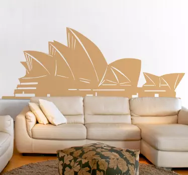 Naklejka dekoracyjna na ścianę Sydney Opera - TenStickers