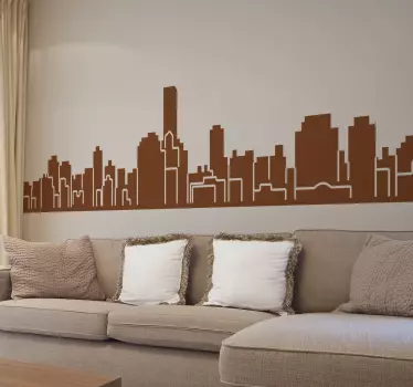 Naklejka dekoracyjna panorama Palermo - TenStickers