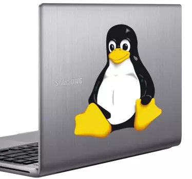 Naklejka dekoracyjna pingwin linux - TenStickers