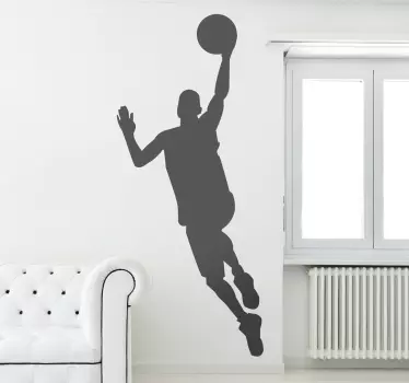 Naklejka dekoracyjna postać koszykówka - TenStickers