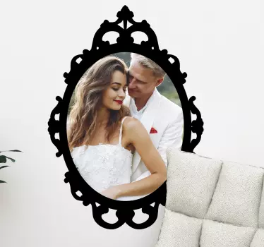 Naklejka dekoracyjna ramka na zdjęcie - TenStickers