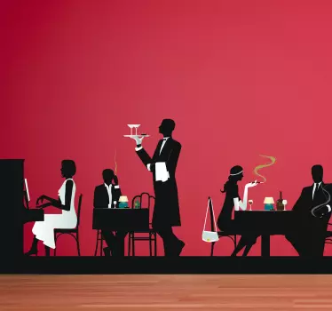Naklejka dekoracyjna restauracja - TenStickers