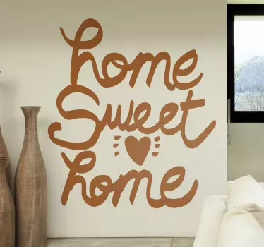 Naklejka dekoracyjna sweet home - TenStickers