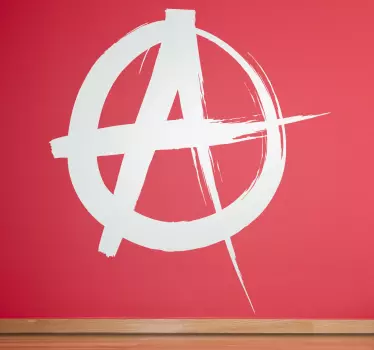 Naklejka dekoracyjna symbol anarchia - TenStickers