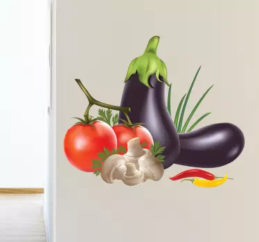 Naklejka dekoracyjna warzywa - TenStickers