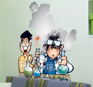Naklejka dla dzieci ekperyment - TenStickers