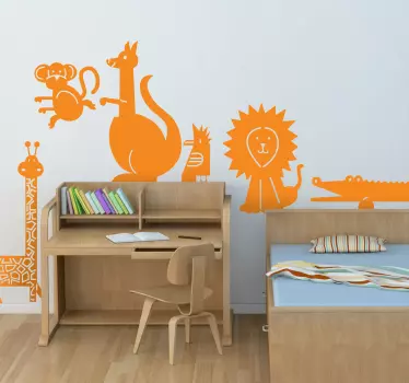 Naklejka dla dzieci fauna - TenStickers