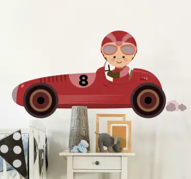 Naklejka dla dzieci - Formuła 1 - TenStickers