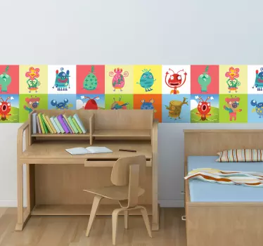 Naklejka dla dzieci potwory - TenStickers