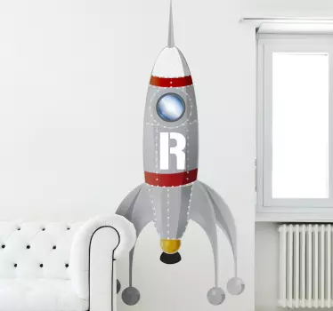 Naklejka dla dzieci rakieta - TenStickers