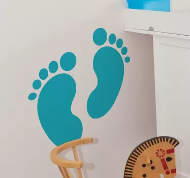 Naklejka dla dzieci stopy - TenStickers
