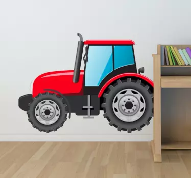 Naklejka na ścianę dla dzieci traktor - TenStickers