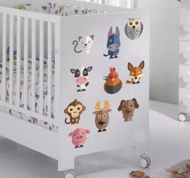 Naklejka dla dzieci zwierzęta - TenStickers