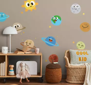 Naklejka dla dziecka układ słoneczny - TenStickers