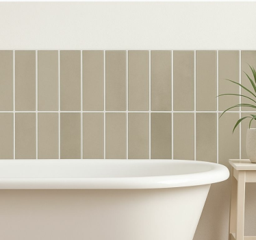 Naklejka do łazienki kamień liniowy naturalny - TenStickers