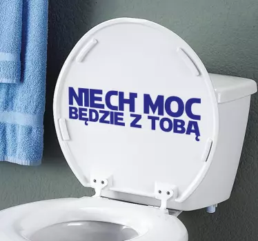 Naklejka do łazienki moc - TenStickers