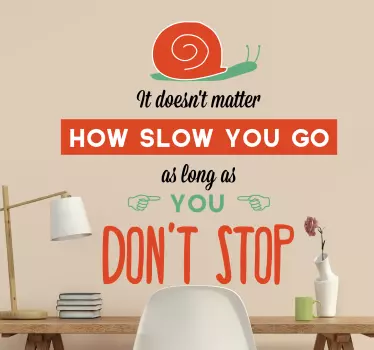 Naklejka don't stop - TenStickers