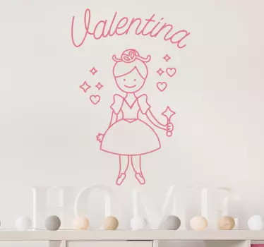 Naklejka na ścianę dla dzieci magiczna wróżka - TenStickers