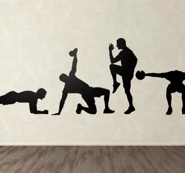 Naklejka Fitness - TenStickers