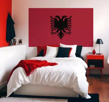 Naklejka flaga Albanii - TenStickers