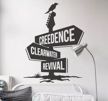 Naklejka gitara Creedence Clearwater Revival - TenStickers