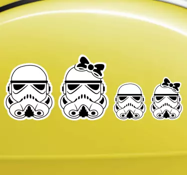 Naklejka na samochód gwiezdne wojny - TenStickers