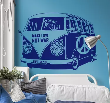 Naklejka hipisowski Volkswagen - TenStickers