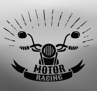 Naklejka Klasyczne Wyścigi Motocyklowe - TenStickers