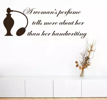 Naklejka kobiece perfumy - TenStickers