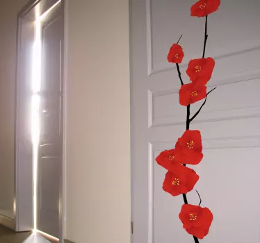 Naklejka na drzwi japońskie - TenStickers