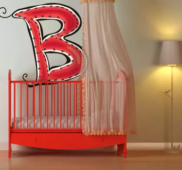 Naklejka literka b - TenStickers