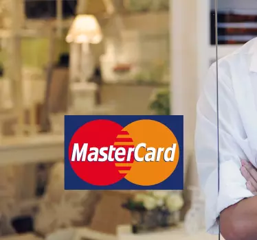Naklejka logo Mastercard - TenStickers