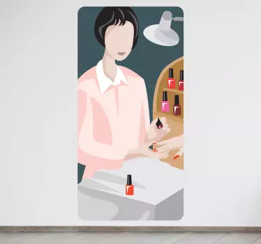 Naklejka manikiurzystka - TenStickers