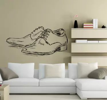 Naklejka męskie buty - TenStickers