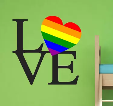 Naklejka Miłość dla wszystkich - TenStickers