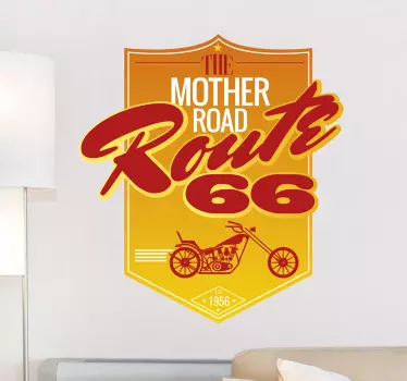 Naklejka Mother Road Route 66 - TenStickers