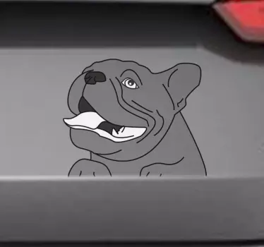 Naklejka na auto uroczy pies - TenStickers