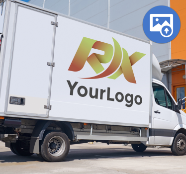 Naklejka na ciężarówkę logo firmy - TenStickers