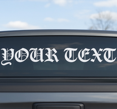 Naklejka na ciężarówkę tekst na ciężarówkę - TenStickers