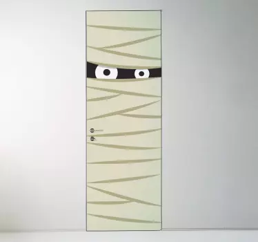 Naklejka na drzwi mumia - TenStickers