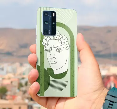 Naklejka na Huaweia element rzeźby klasycznej - TenStickers