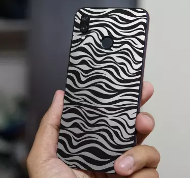 Naklejka na Huaweia falisty wzór pasków - TenStickers
