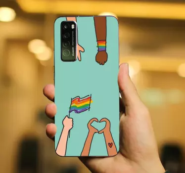Naklejka na Huaweia jedność i duma - TenStickers
