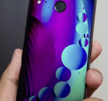 Naklejka na huaweia kolorowe płynne wiry - TenStickers