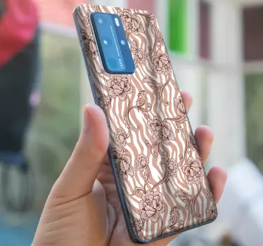 Naklejka na huaweia kwiatowy element - TenStickers
