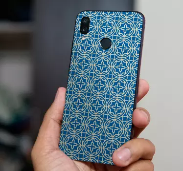 Naklejka na Huaweia okładka z nadrukiem geometrycznym - TenStickers