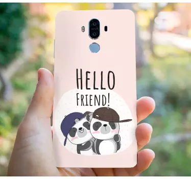 Naklejka na huaweia pandki przytulające się - TenStickers