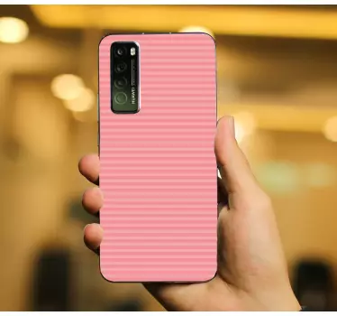 Naklejka na huaweia różowe paski - TenStickers