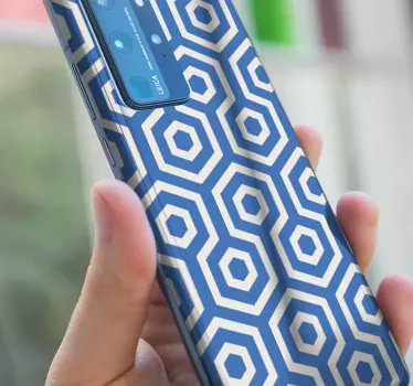 Naklejka na huaweia struktura heksagonalna - TenStickers