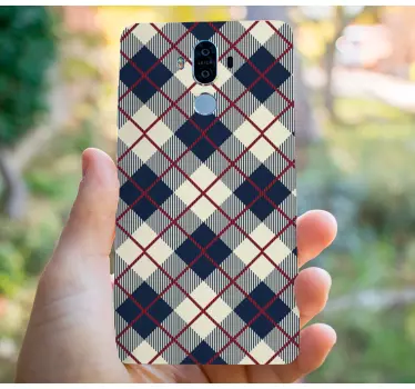 Naklejka na huaweia w wzór w kratę - TenStickers